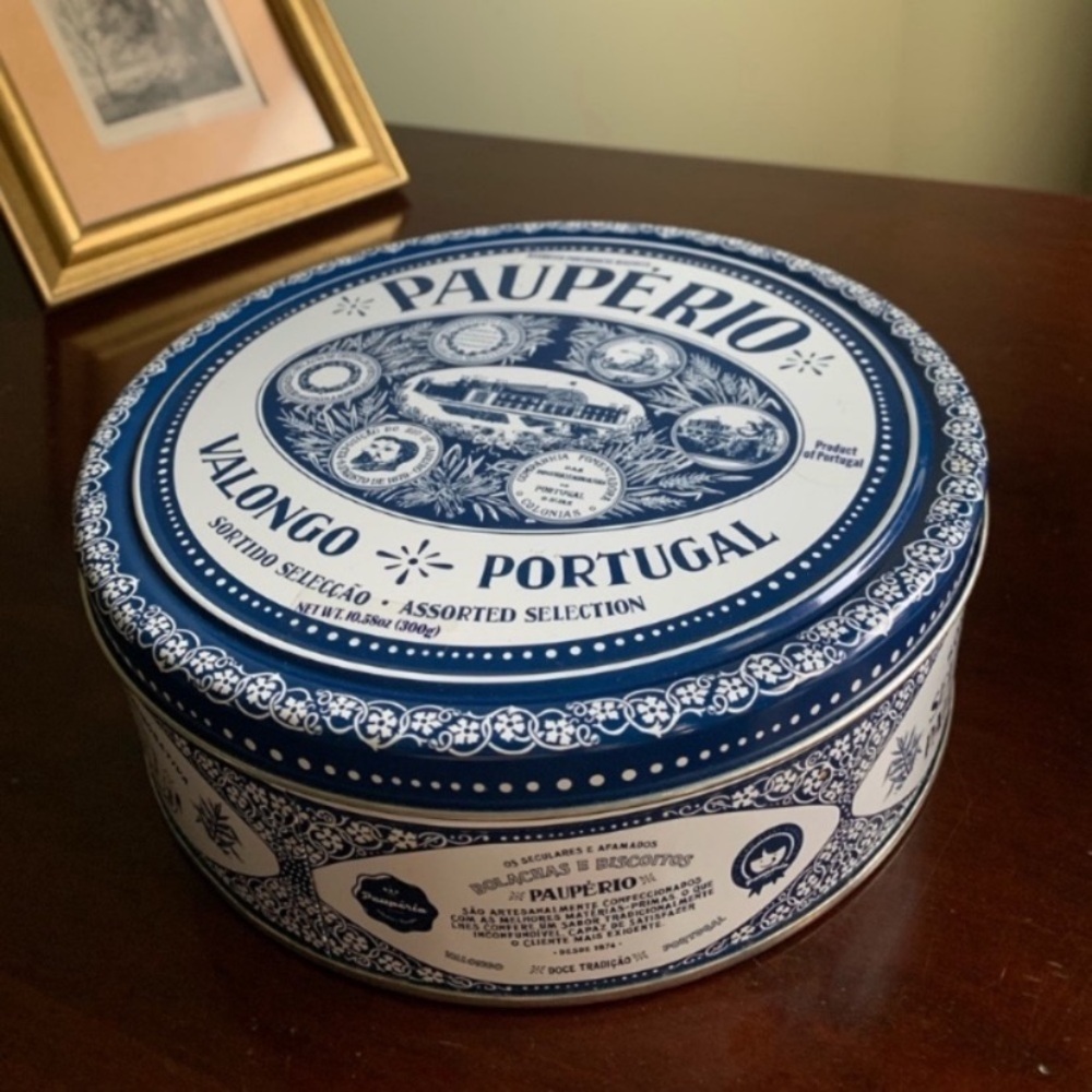 Portugal Metal Tin with Lid